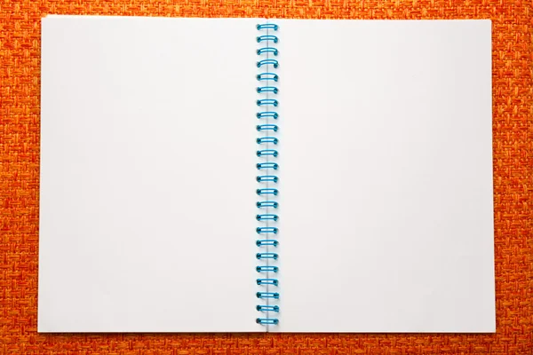 Blank open notepad — Stock Photo, Image