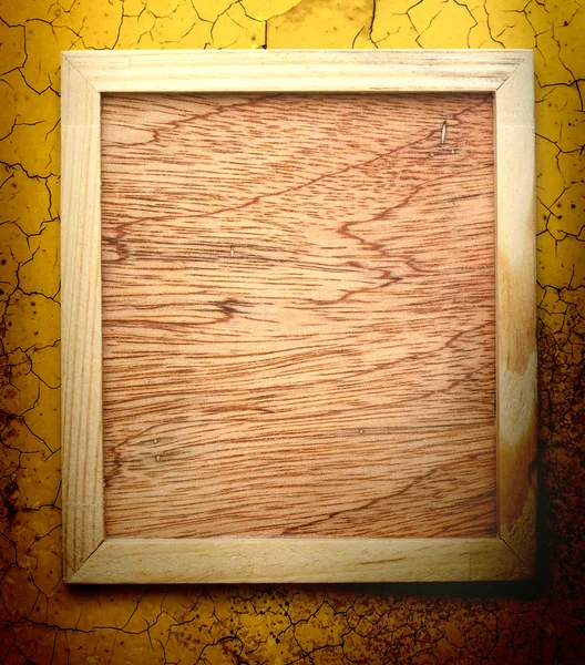 Square wooden frame — Stock Photo, Image