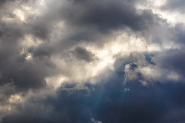 Dark clouds as background — Stock Photo, Image