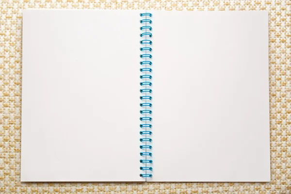 Tom öppna notepad — Stockfoto