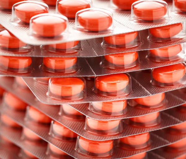 Tabletten in kunststof verpakking — Stockfoto