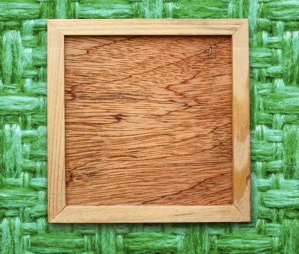 Blank new square wooden — Stock Photo, Image