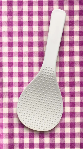 One white spatula — Stock Photo, Image