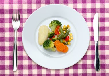 tabak kızarmış sebzeler