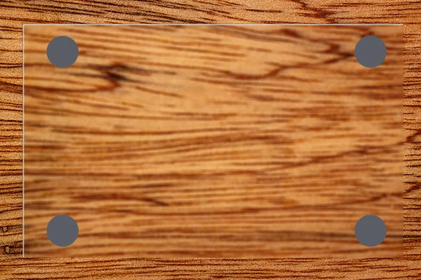 Blank wooden plank as background — Stock Photo, Image