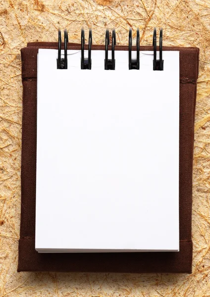 Blank white notepad — Stock Photo, Image