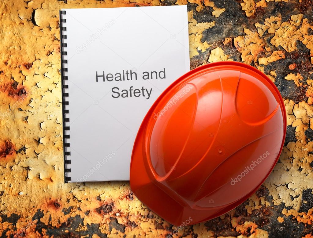Health and safety register with helmet