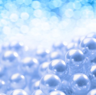 Arka plan olarak beyaz inci