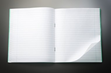 boş bir not defteri açıldı