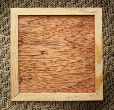 Boş yeni bir şekilde ahşap çerçeve