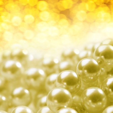 Arka plan olarak beyaz inci