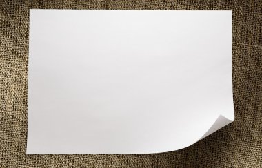 boş kağıt sayfası 