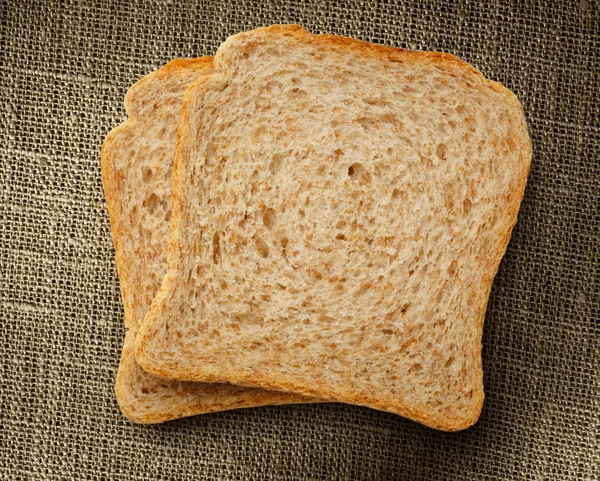 İki ekmek dilimleri — Stok fotoğraf