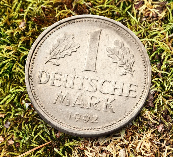 Gamla tyska mynt — Stockfoto