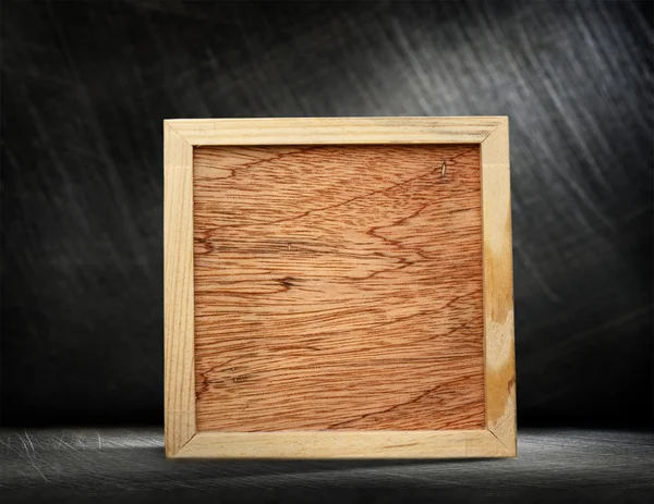 Square wooden frame — Stock Photo, Image