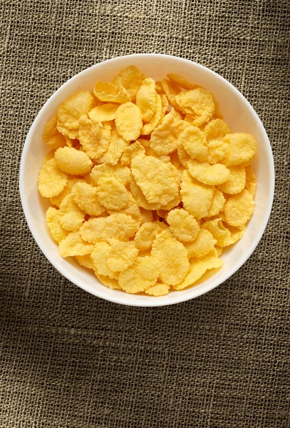 Gele cornflakes — Stockfoto