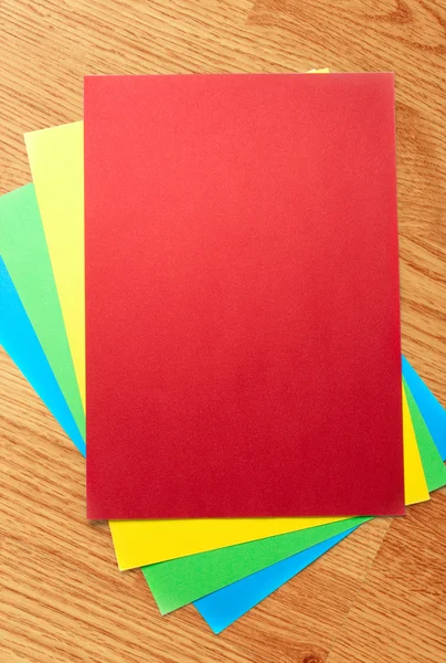 Colored paper lists — Stock Photo, Image