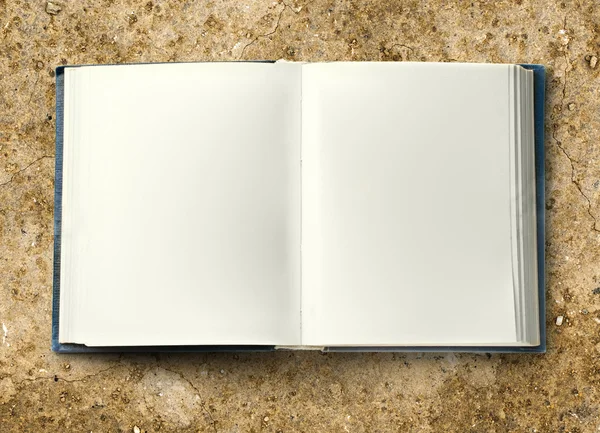 Libro abierto en blanco — Foto de Stock