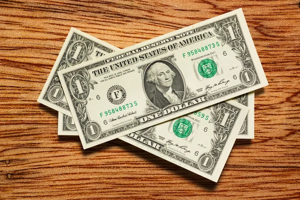 Δολάριο τραπεζογραμματίων σε κοντινό πλάνο — Φωτογραφία Αρχείου