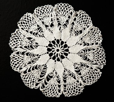 Tığ işi dantel peçete