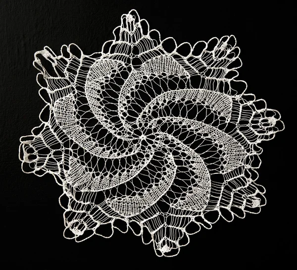 Κροσέ lace πετσετάκι — Φωτογραφία Αρχείου