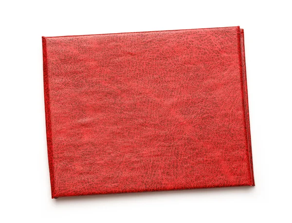 Красная пустая обложка документа — стоковое фото