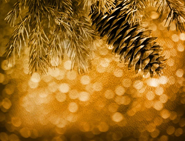 Weihnachten Hintergrund mit Tanne verwischen — Stockfoto