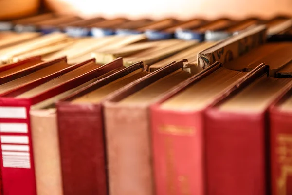 Old red books — Stock Photo, Image