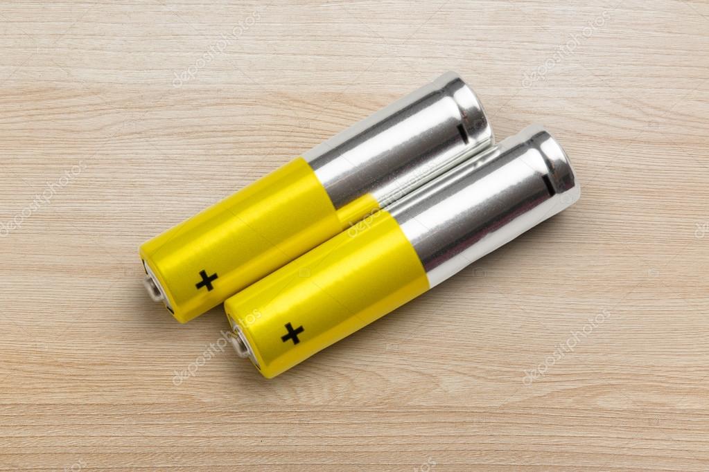 Two disposable batteries Stock Photo by ©Garsya 92539952