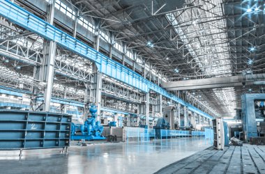 makinenin olduğu dükkanın Metalurji eserler