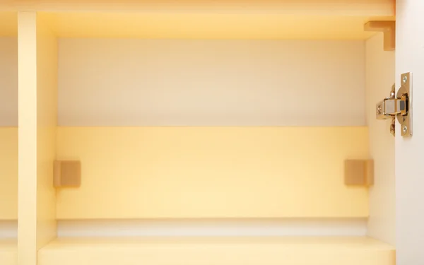 Armario amarillo estante —  Fotos de Stock