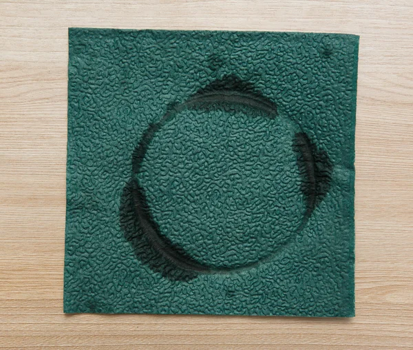 Single Used paper napkin — Stock Photo, Image