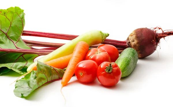 Conjunto de legumes frescos — Fotografia de Stock