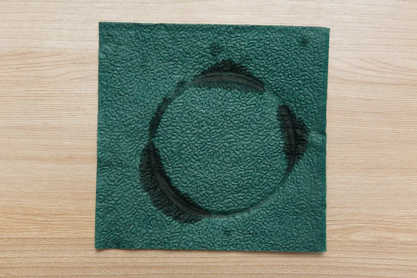 Single Used paper napkin — Stock Photo, Image