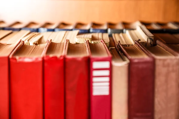 Old red books — Stock Photo, Image