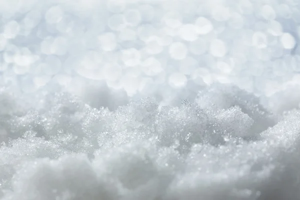 明亮的白色雪 — 图库照片