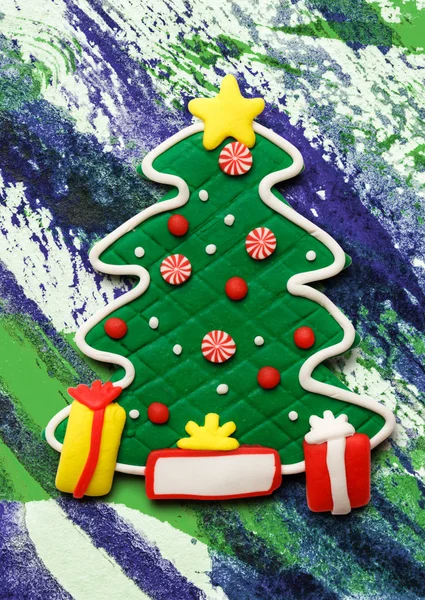 Árbol decorativo de Navidad — Foto de Stock