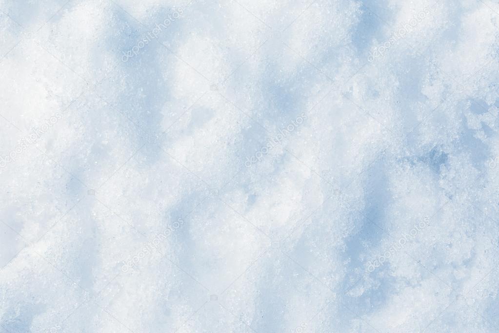 Bright white snow