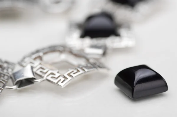 Silver bracelet. — Stock Photo, Image