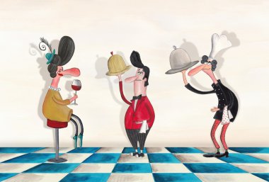 Representation of catering service