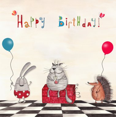 doğum günü tebrik kartı