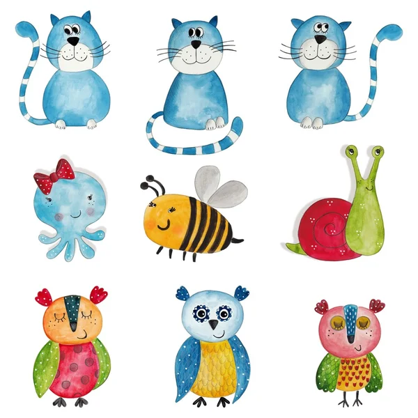 çizgi film karakterleri üzerinde beyaz