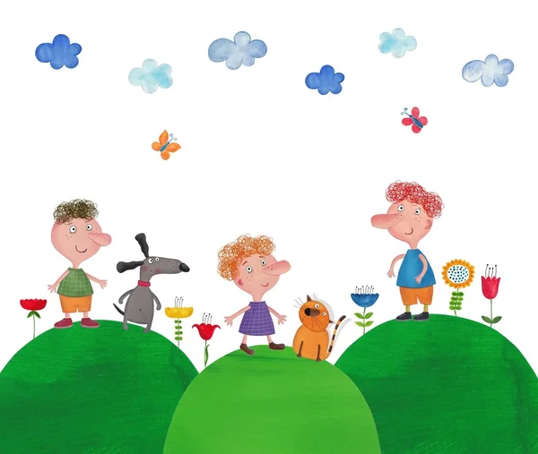 Illustration for children — Stock Photo, Image