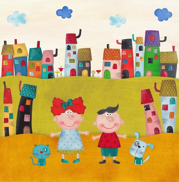 Illustration for children — Stock Photo, Image