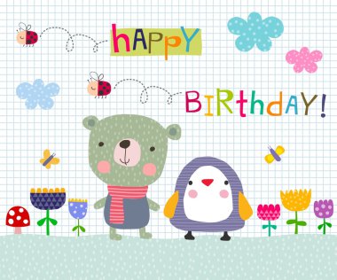 Greeting card clipart