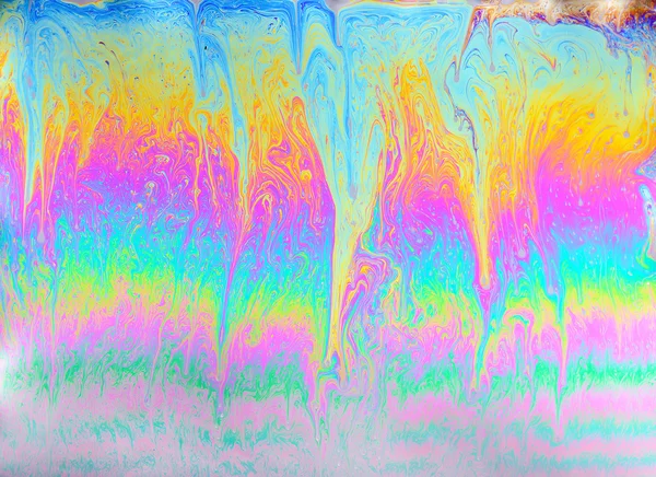 Colorful Shapes Soap Abstract Art — Stock Photo, Image