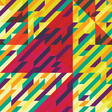 Geometrik desen renk sanat