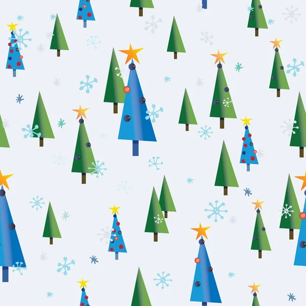 Christmas tree pattern — Stock Vector