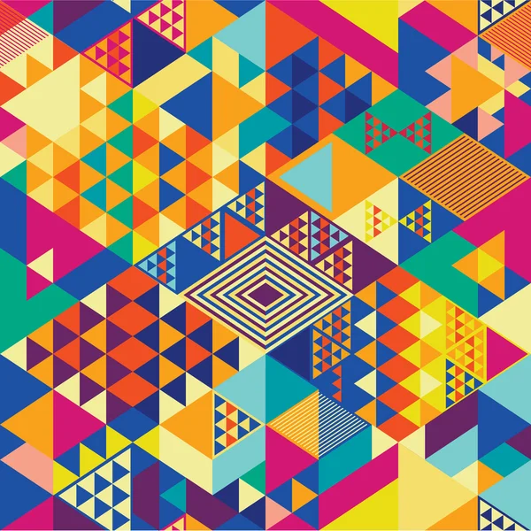 Geometrische patroon popart — Stockvector