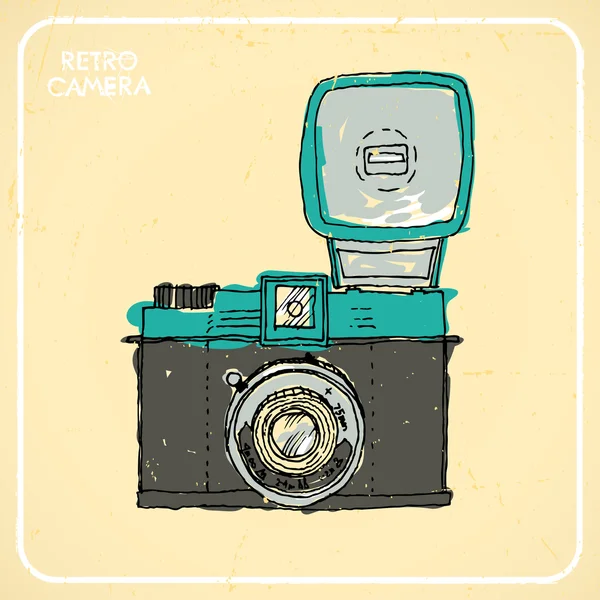Caméra rétro — Image vectorielle